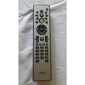 Fujitsu Genuine OEM RM 2E CP300375-01 TV Remote‎ Control Silver Black Original